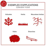 Débroussailleuse thermique 4 en 1 SCHEPPACH OMF52-4P (débrousailleuse, élagueuse, taille-haies, coupe-bordures)