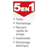 Tracteur tondeuse TMR452-98H-RD - 98cm -  SCHEPPACH