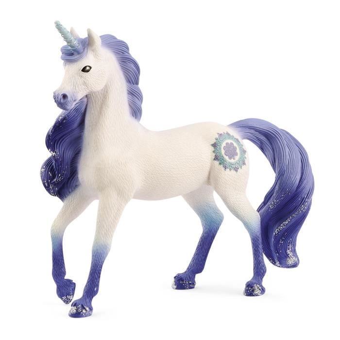 Figurine - SCHLEICH - Licorne Mandala, étalon - Bayala - Mixte - 5 ans et plus