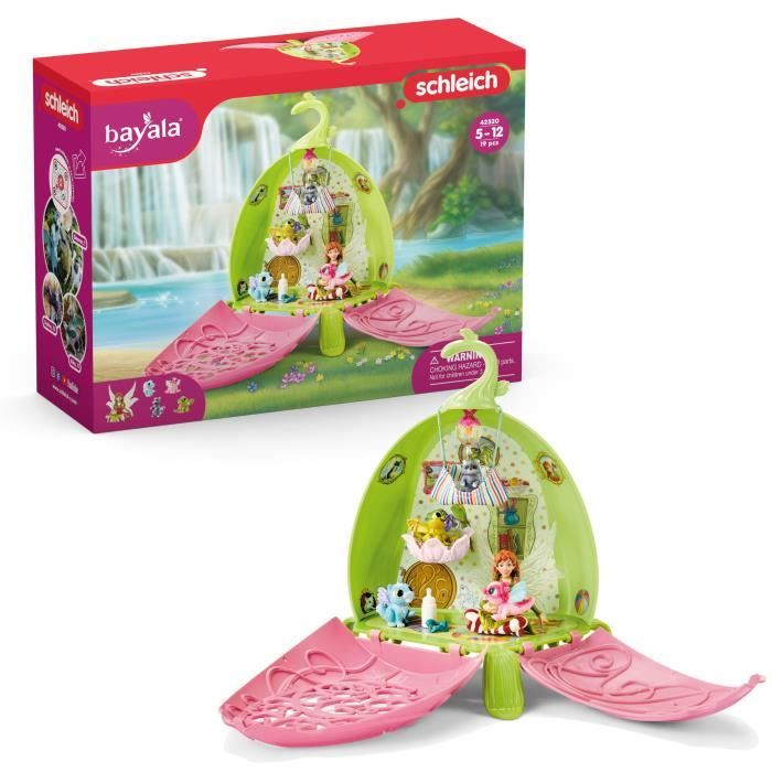 Coffret Marween et son jardin d'enfants animaux, SCHLEICH 42520 BAYALA, Coffret Magique et Féérique, Des 5 ans