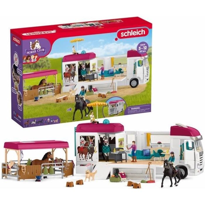 Camping-Car Equestre, schleich 42619 HORSE CLUB - coffret, 227 pieces, des 5 ans