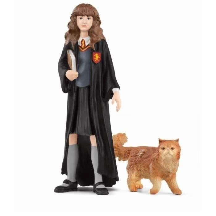 Figurine Hermione et Pattenrond, Harry Potter, pour enfants des 6 ans, Schleich 42635 Harry Potter, Univers WIZARDING WORLD