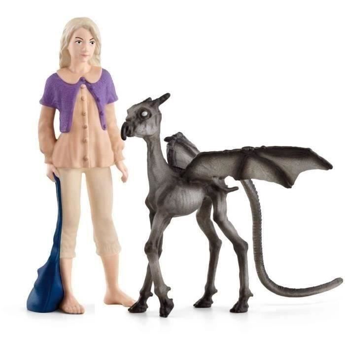 Luna et Bébé Sombral, Figurine de l'univers Harry Potter,  pour enfants des 6 ans, 12 x 2 x 10 cm - schleich 42636 WIZARDING WORLD