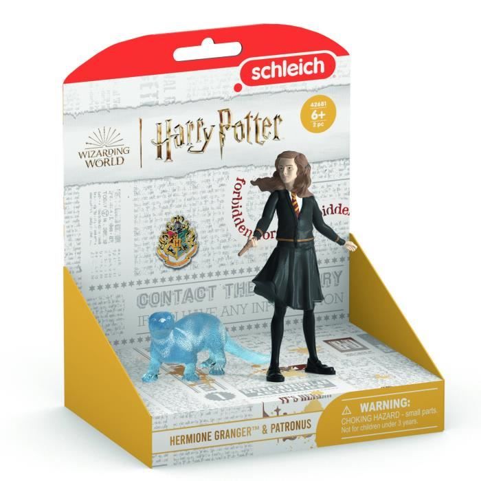 Figurines Hermione et son Patronus, Schleich 42681 Harry Potter, Pour enfant des 6 ans