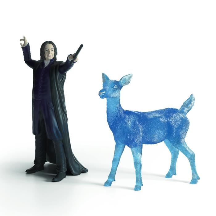 Figurines Rogue et son Patronus, Schleich 42683 Harry Potter, Pour enfant des 6 ans