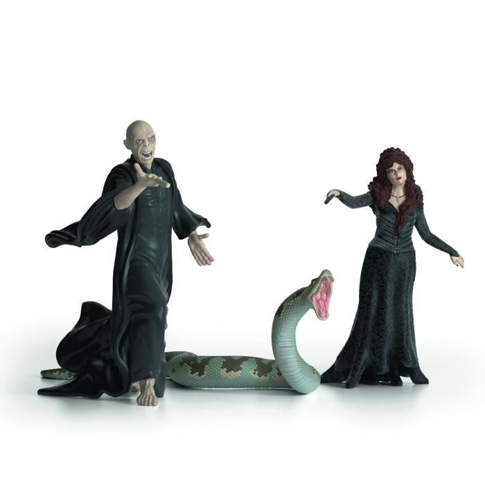 Coffret figurines Voldemort, Nagini et Bellatrix, Schleich 42684 Harry Potter, Pour enfant des 6 ans