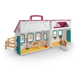 Coffret Écurie Transportable SCHLEICH 42703 Horse Club, Des 4 ans