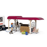 Coffret Pick-up et sa grande remorque équestre, Schleich 42705 Gamme Horse Club