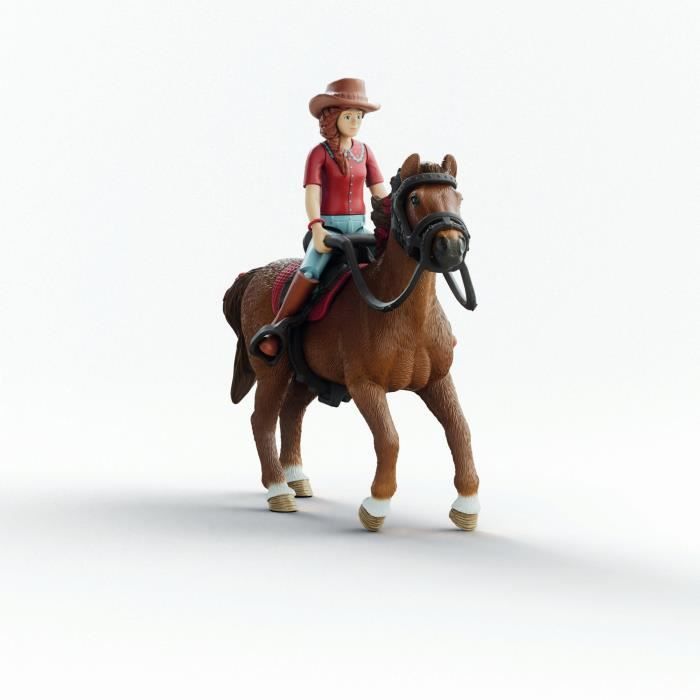 Figurines Hannah et Cayenne, SCHLEICH 42711 Horse Club, Des 4 ans