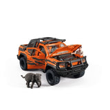 Figurine Aventures en 4x4 dans la jungle, Schleich 42720 Gamme Wild Life