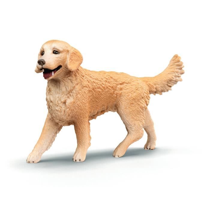 Coffret Niche avec Golden Retriever, SCHLEICH 42722 Farm World, Des 4 ans