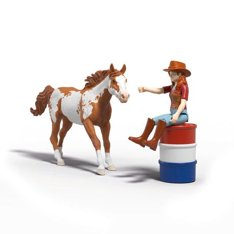 Figurine L'aventure western de Hannah, Schleich 42775 Horse Club, des 5 ans