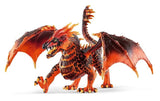 Dragon de lave,Figurine dragon schleich avec des parties mobiles, Dragon rouge jouet de la collection créature ELDRADOR pour