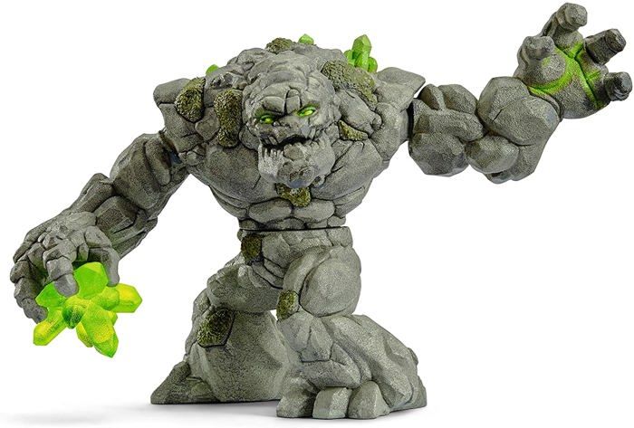 Monstre de pierre, jouet monstre durable et détaillé avec bras mobiles et torse rotatif, jouet fantastique pour enfants des 7 ans -