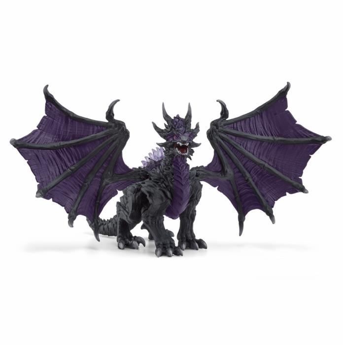 Figurine Dragon des Ténebres - Dragon Jouet Ultra-réaliste et Durable avec Ailes mobiles - Cadeau pour Garçons et Filles des 7 ans