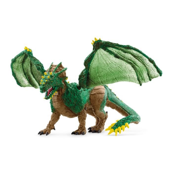 Dragon de la jungle, figurine fantastique, pour enfants des 7 ans, ELDRADOR CREATURES - 19 x 22 x 13 cm, schleich 70791 ELDRADOR