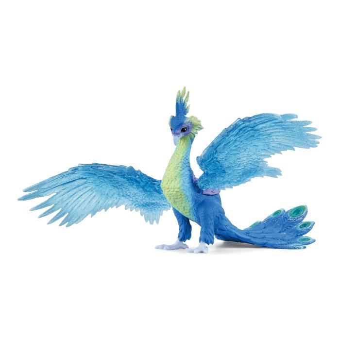Figurine Paon magique bleu, Schleich 70794 Bayala, Pour enfant des 5 ans