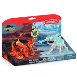 Figurines Duo Pieuvre de Lave vs Insecte de Glace, SCHLEICH 70826 Eldrador Creatures, Pour enfant des 6 ans