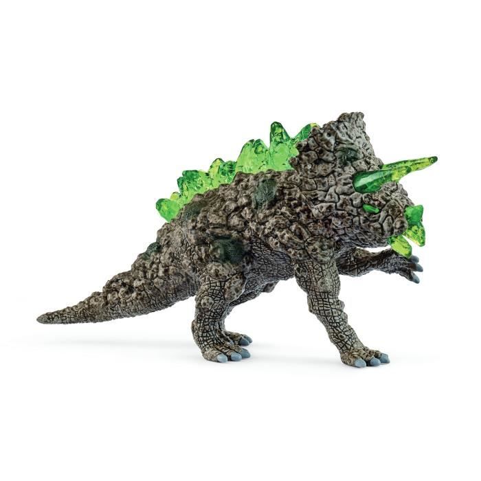 Figurine Tricératops de Pierre, SCHLEICH 70828 Eldrador, Des 4 ans