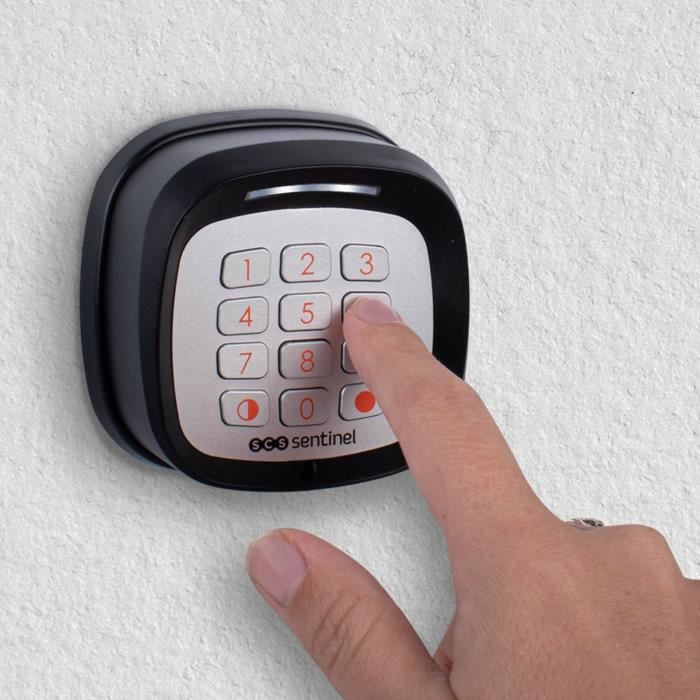 Clavier a code sans fil - SCS SENTINEL - CodeGate - Pour portail ou porte de garage - PortÈe 50m - Piles non fournies