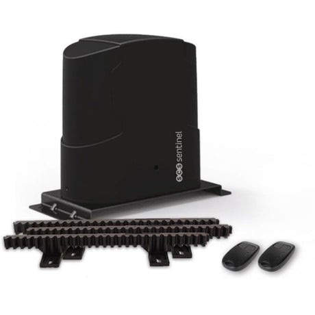 Kit moteur de portail coulissant - SCS SENTINEL - SimplyOpen 3 - A crémailleres - Jusqu'a 400 kg et 5 metres max