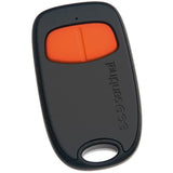 Télécommande 2 canaux - SCS SENTINEL - SimplyControl - Orange, portée 40m, fréquence 433.92 MHz, pile lithium CR2032 incluse