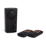 Kit récepteur radio universel SCS SENTINEL - 12/24V - Avec 2 télécommandes, boutons oranges  - RadioGate Kit
