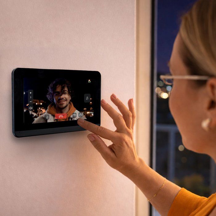 Interphone vidéo sans fil & connecté - SCS SENTINEL - HeyView Smart Air - 7'' - 128 Mo - 868 MHz