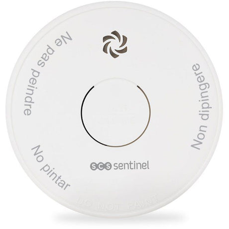 Détecteur de fumée - SCS SENTINEL - SmokeAlarm 3Y - Installation au plafond - Autonomie 10 ans - 3 ans CE