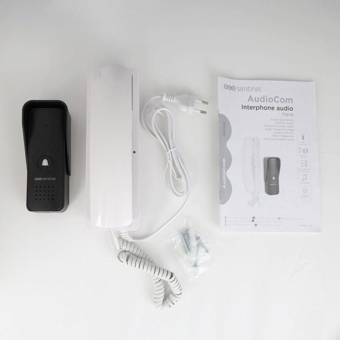 Interphone audio filaire - SCS SENTINEL - AudioCom - Combiné intérieur - Transformateur intégré