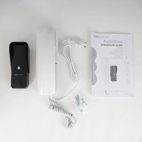 Interphone audio filaire - SCS SENTINEL - AudioCom - Combiné intérieur - Transformateur intégré