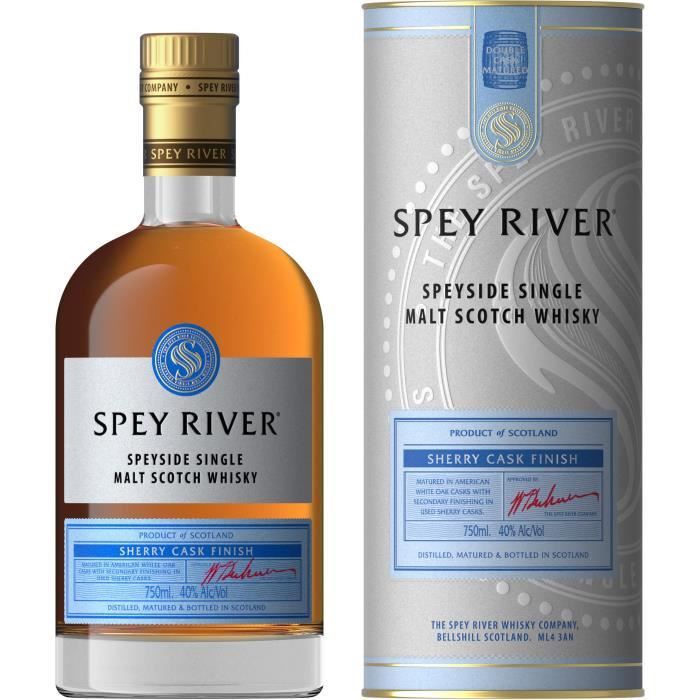 SPEY RIVER Whisky Sherry cask finish - 70CL - 40%