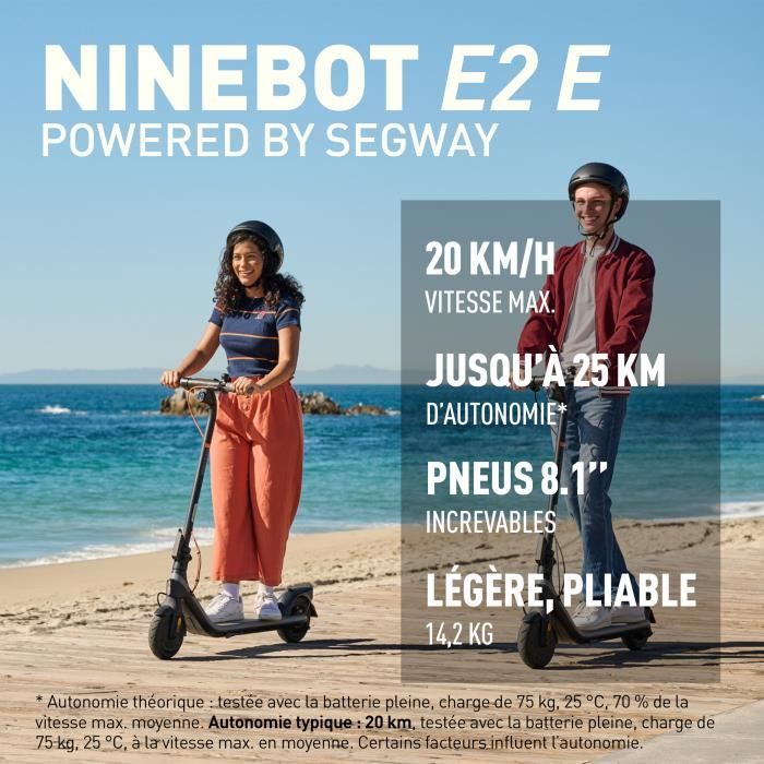 Trottinette Èlectrique Ninebot E2 E powered by Segway