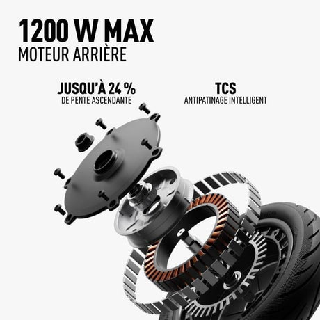 Trottinette électrique - SEGWAY - F3 Pro E - 1200 W - 10