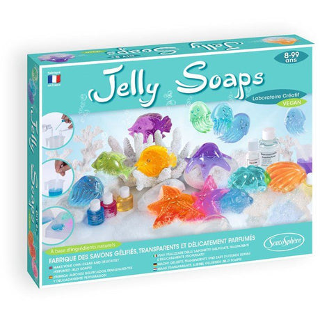 Jelly Soaps - SENTOSPHERE - Crée tes propres savons - Tous les éléments sont inclus pour la création - Des 8 ans