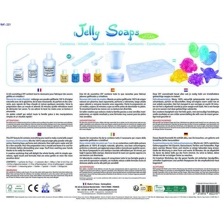 Jelly Soaps - SENTOSPHERE - Crée tes propres savons - Tous les éléments sont inclus pour la création - Des 8 ans