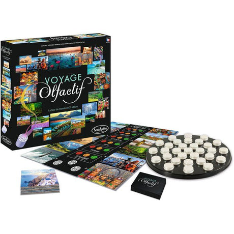 Jeu de société - SENTOSPHERE - Voyage Olfactif - Faire le tour du monde en 31 odeurs - Des 8 ans