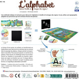Jeu de société - SENTOSPHERE - L'Alphabet - Majuscule - Minuscule - Braille - Langue des Signes - Des 3 ans