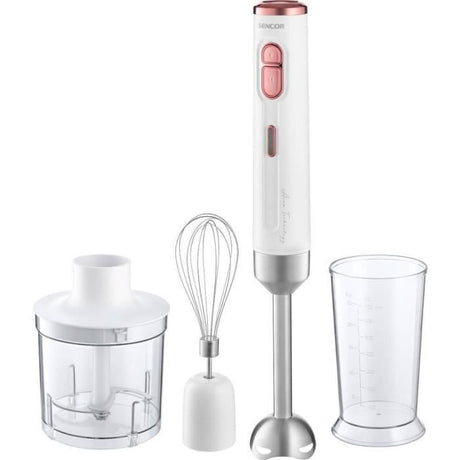 Mixeur a main - SENCOR - SHB9000WH - Puissance électrique: Batterie - Couleur: Rose - Capacité: 700L