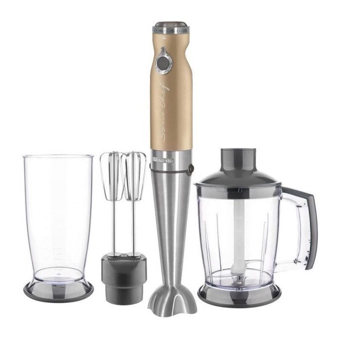 Mixeur a main - SENCOR - SHB 5607CH - 1200 W - Bol 0,8 L - Contrôle de vitesse continu