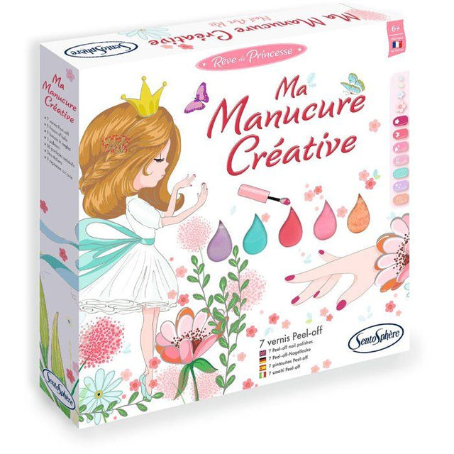 Ma manucure créative - SENTOSPHERE - Reve de Princesse - 7 couleurs de manucure - Des 6 ans