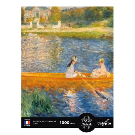 Puzzle - SENTOSPHERE - Calypto - 1000 pieces - La Yole - Pierre-Auguste Renoir - Toucher Soyeux - Des 9 ans