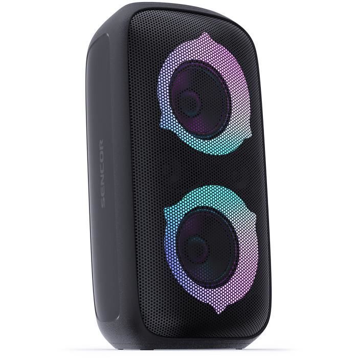 Enceinte Bluetooth - SENCOR - SSS 3500 - 80 W - 4 haut-parleurs - IPX4 - Noir
