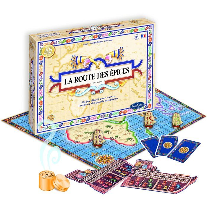Jeu de société - SENTOSPHERE - La route des épices - A la conquete de nouveau territoire - Des 7 ans