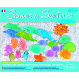 Kit Cosmétique - SENTOSPHERE - Savons et Senteurs - Mouler des savons - Base Glycérine - Parfums et Colorants - Des 8 ans