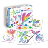 Peinture aquerelle - SENTOSPHERE - Aquarellum Junior - Oiseaux du Paradis - 5 couleurs - Sertissage sur papier Vélin - Des 6 ans