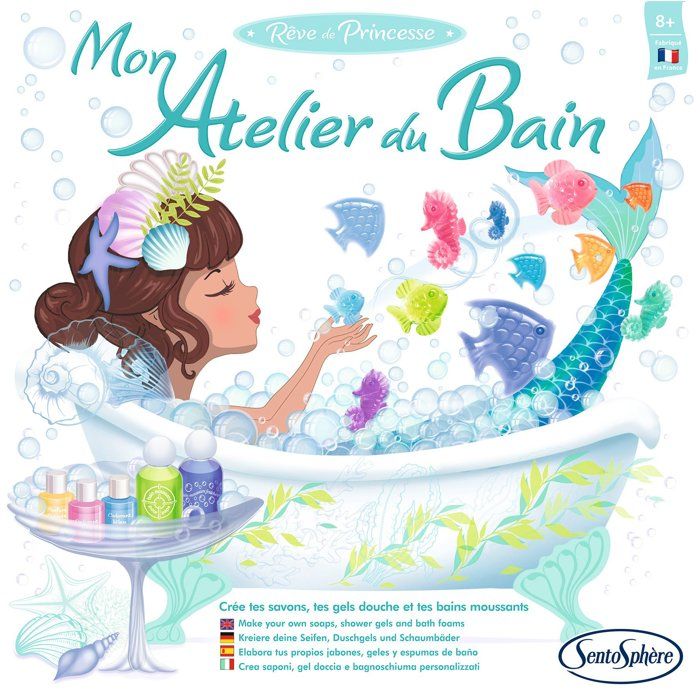 Mon atelier du Bain - SENTOSPHERE - Activités Ludiques et Educatives - Savons et bains moussants - Des 8 ans