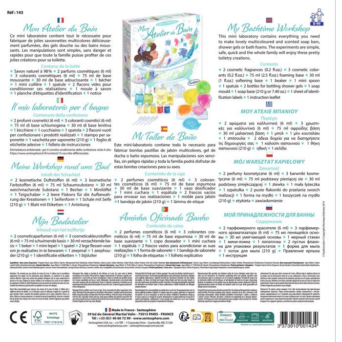 Mon atelier du Bain - SENTOSPHERE - Activités Ludiques et Educatives - Savons et bains moussants - Des 8 ans