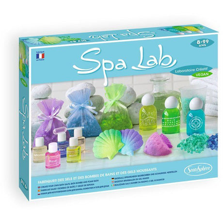 Création de cosmétique - SENTOSPHERE - Spa Lab - Pour une ambiance relaxante - Ingrédients végan - Mini laboratoire - Des 8 ans