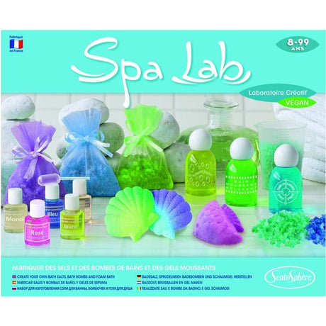 Création de cosmétique - SENTOSPHERE - Spa Lab - Pour une ambiance relaxante - Ingrédients végan - Mini laboratoire - Des 8 ans